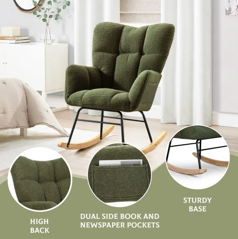 Forest Green Rocking Chair